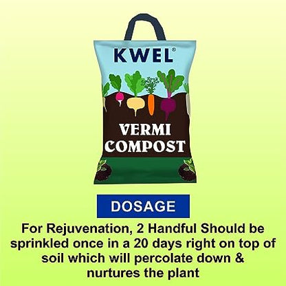 KWEL Organic Vermicompost Fertilizer Manure for Plants