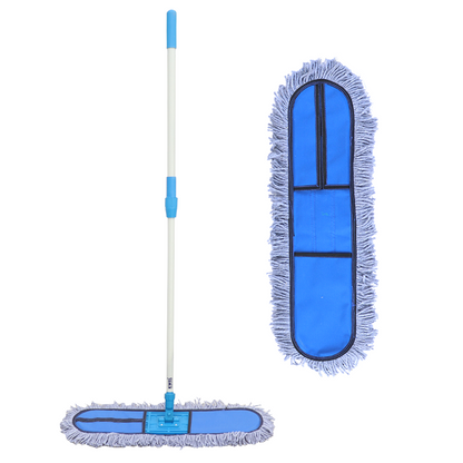 KWEL Dry Floor Mop Set With one Refill Extra for Cleaning Living Room Office Home